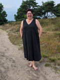 Justyna Sommerkleid schwarz