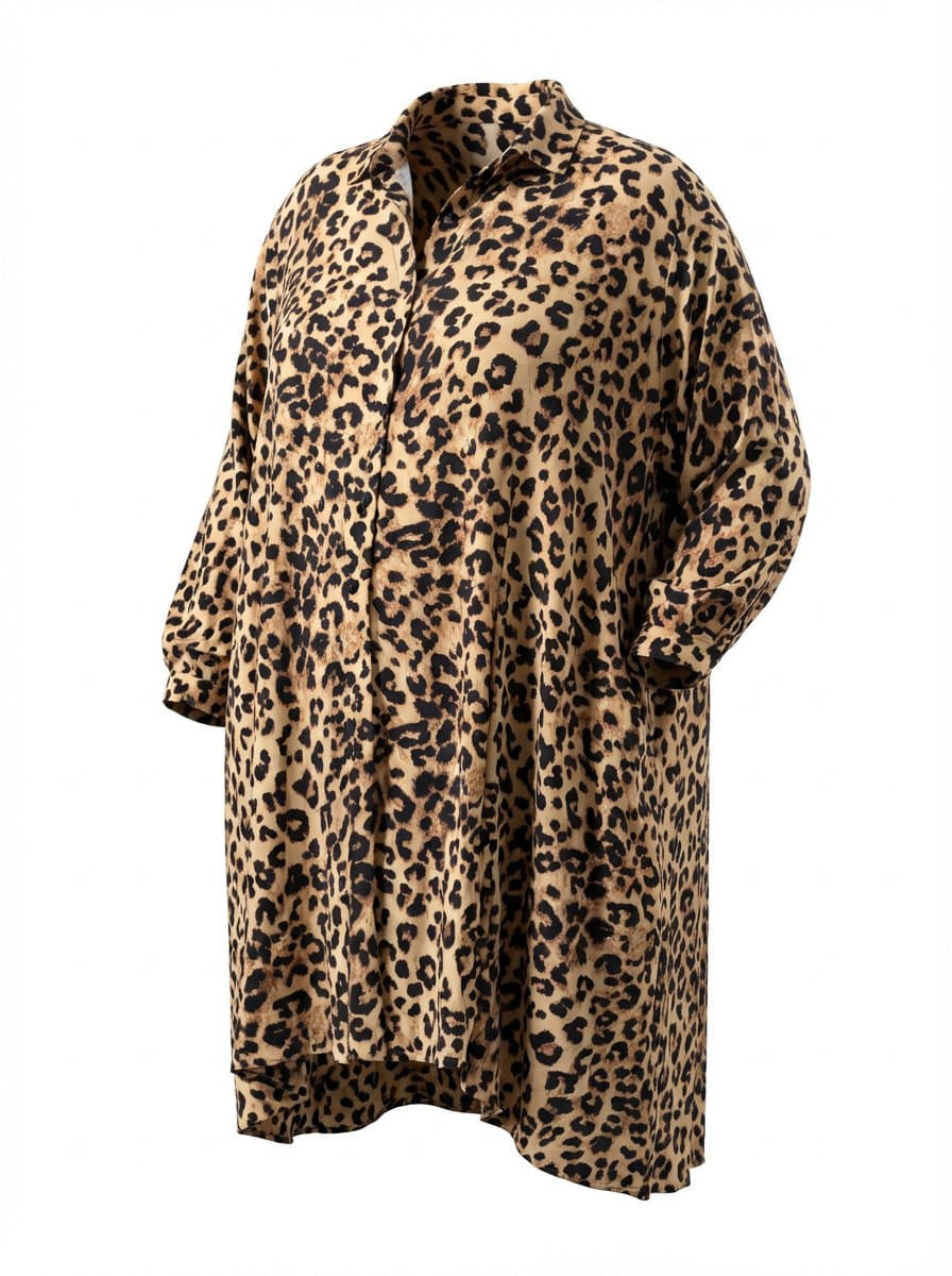 Justyna Longbluse Leo braun